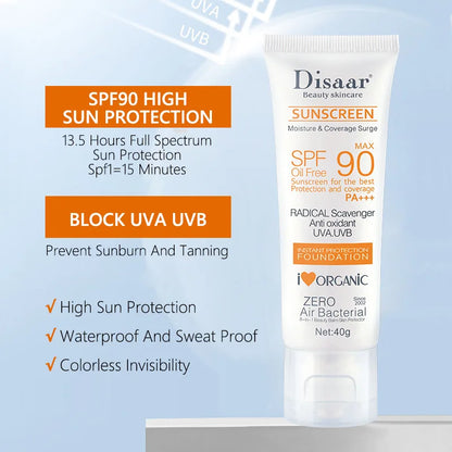 SPF 90+ Waterproof Sunscreen by Dissar